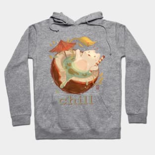 Chill cat vacation Hoodie